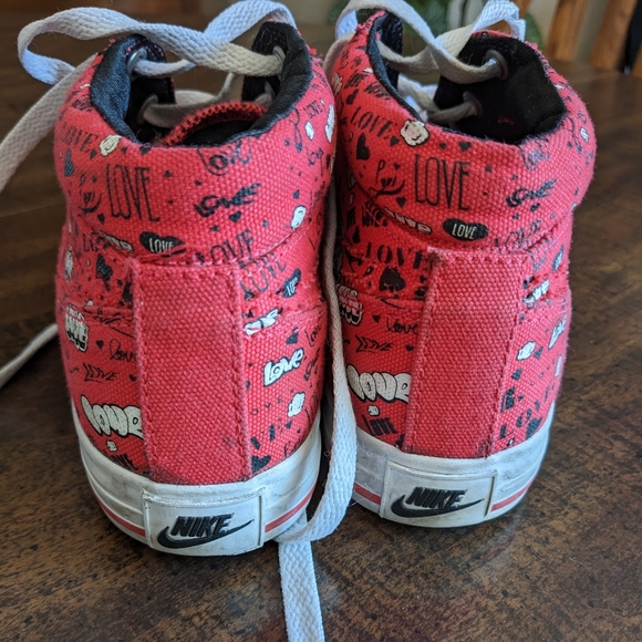 Nike "Love" high top sneakers, size 6.5 - Picture 3 of 4